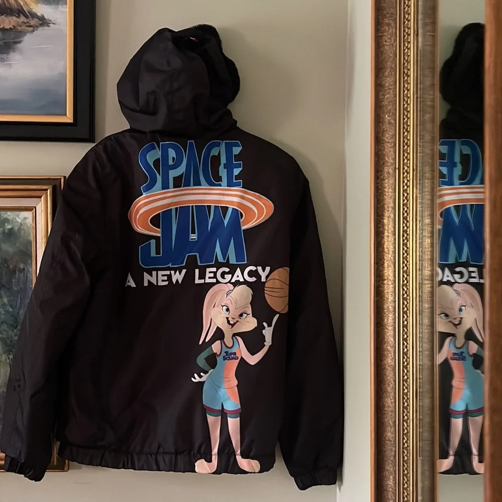 NEW Members Only Men’s Lola Space Jam Jacket M Medium Basketball Baller Girls